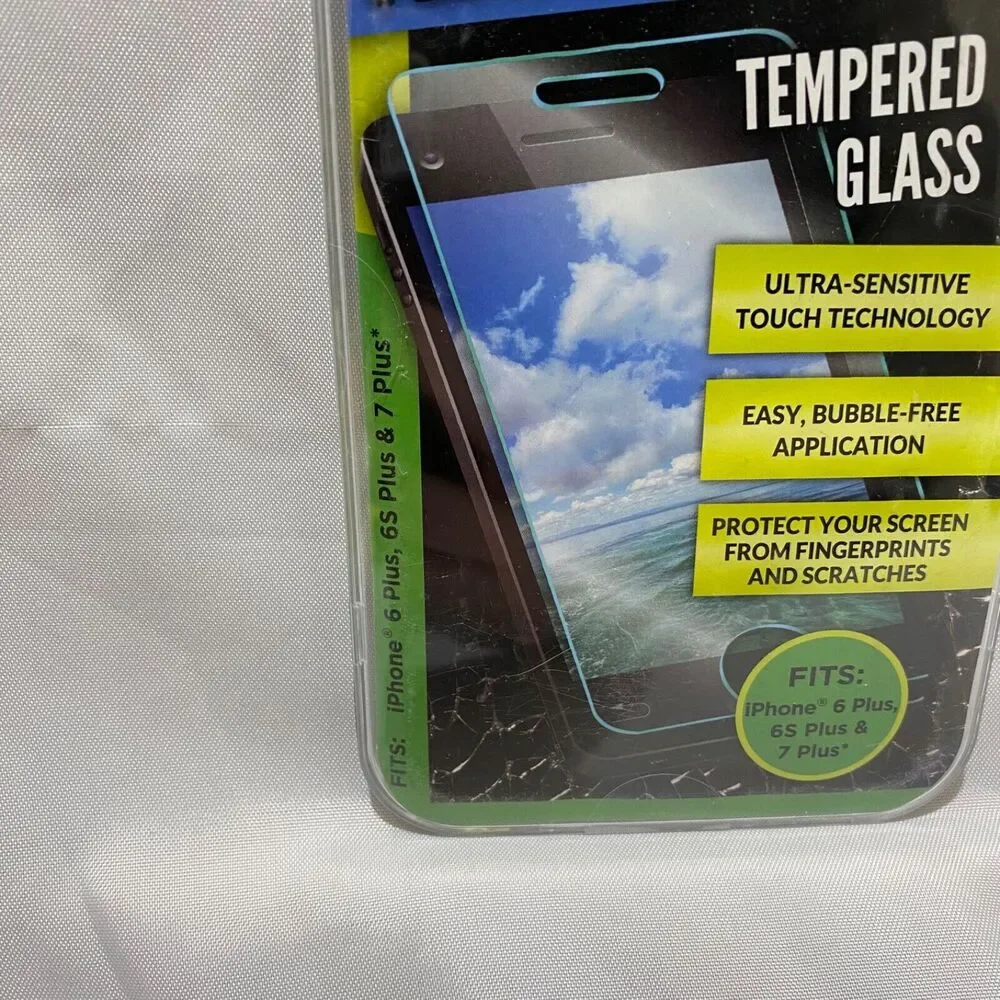 iPhone 6 Plus 6S Plus 7 Plus Shatter Resistant Tempered Glass Screen Protector